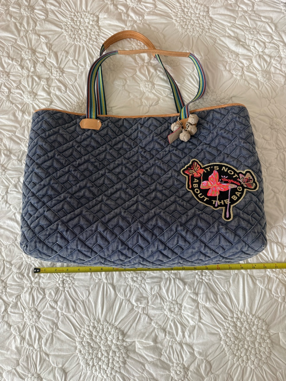 Consuela Quilted Tote Bag - Picture 14 of 15